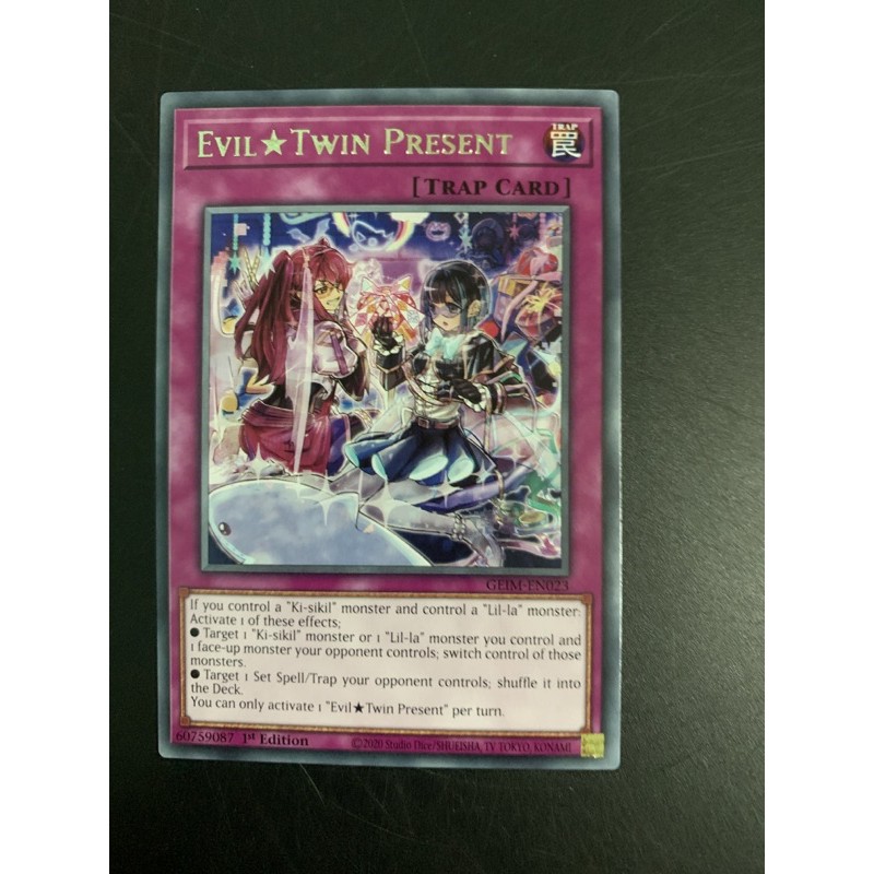 bài yugioh: evil twin present