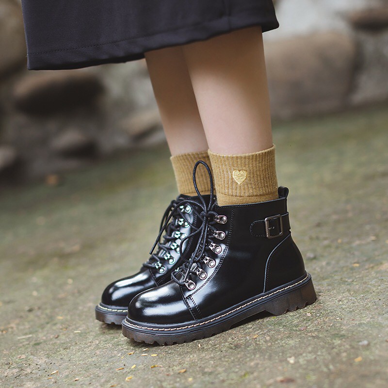 Copper boots - Boots da bò phong cách vintage, retro