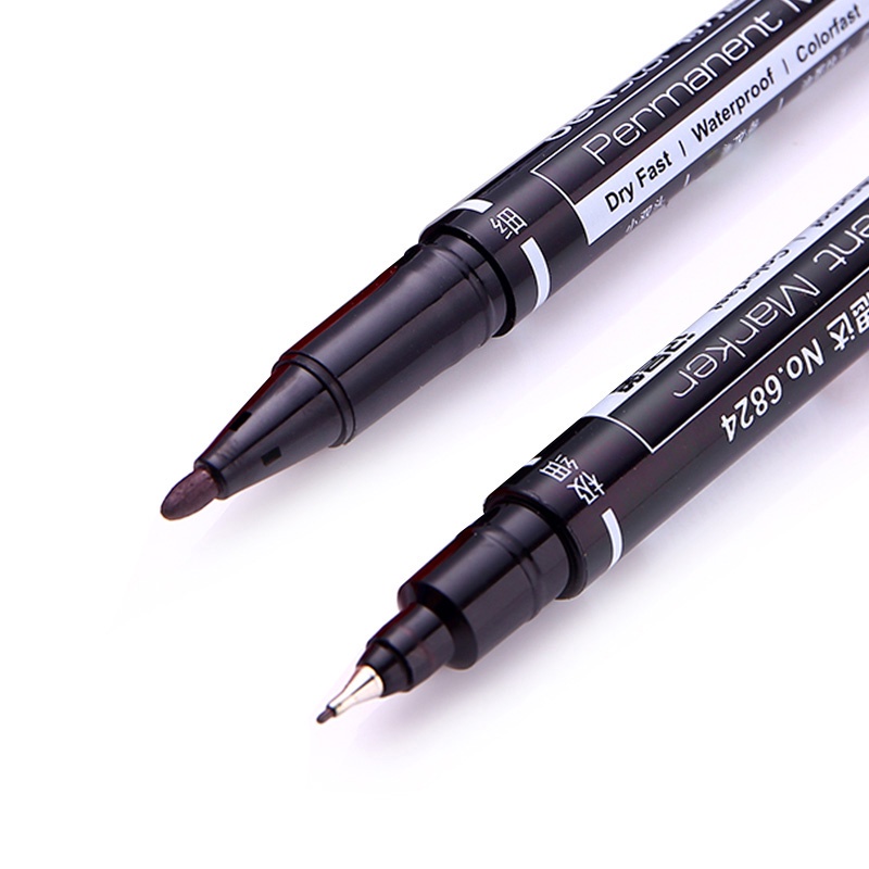 Bút Đánh Dấu Mohamm 1PC Hai Đầu Chống Thấm Nước 6824