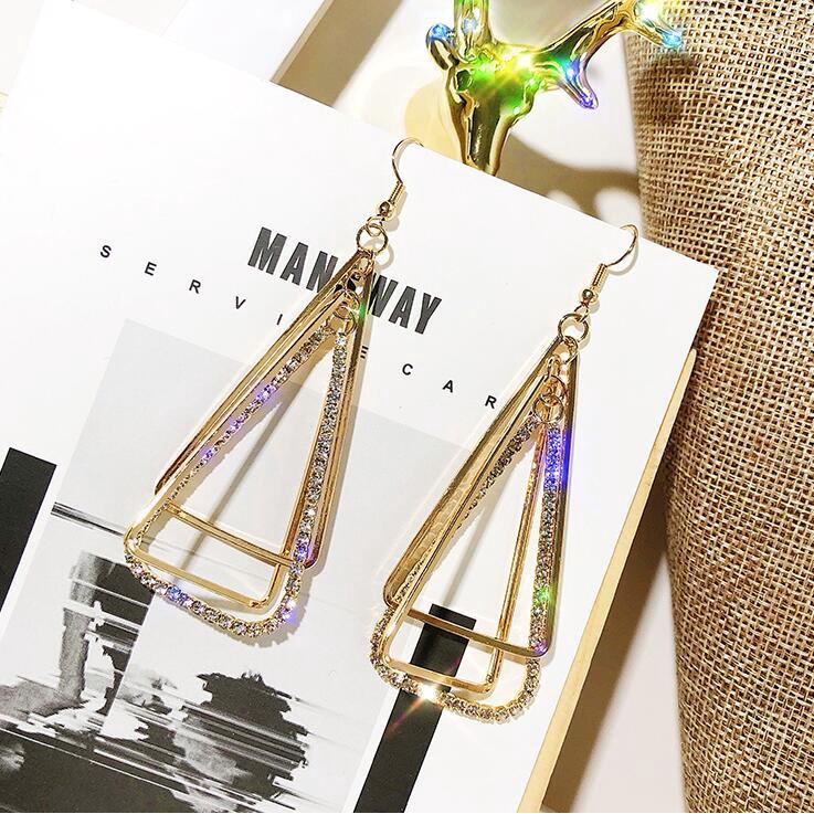 Hoa Tai Dáng Dài Thời Trang Phong Cách Hàn Quốc Cho Nữ