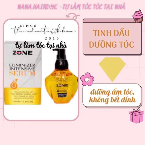 Tinh dầu dưỡng mềm tóc Zone 100ml hương thơm dịu nhẹ