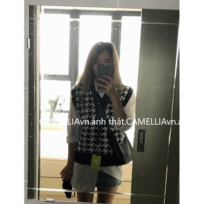 Kumivn SẴN HÀNG SET áo len gile và áo sơ mi trắng kiểu ullzang Hàn Quốc (ảnh thật cuối)