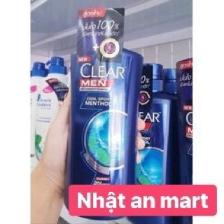 Dầu Gội Clear Men Bạc Hà 390-400ml Thái Lan