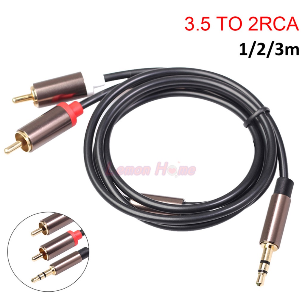 Cáp chia âm thanh RCA 2RCA LR02- RCA hình chữ Y cho bộ khuếch đại âm thanh