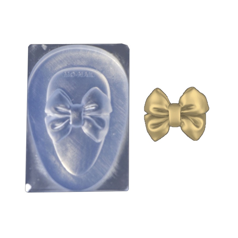 Khuôn Silicone Hình Gấu 3D Dùng Trang Trí Móng Nghệ Thuật DIY