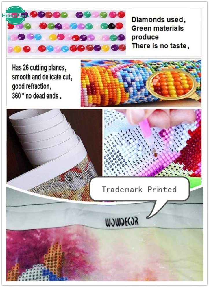 Bộ tranh đính đá 5D tự làm kiểu động vật phong cách Giáng Sinh trang trí nội thất cỡ 30x30cm