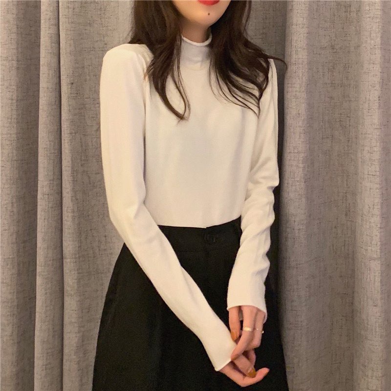 (Có feedback) ÁO LEN CỔ 3 PHÂN KIỂU DÁNG HÀN QUỐC G257 | BigBuy360 - bigbuy360.vn