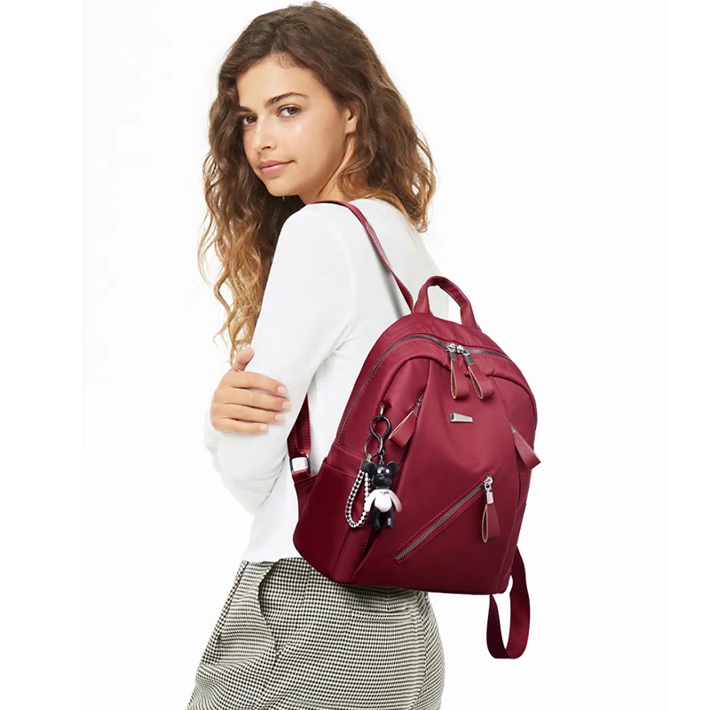 Balo Du Lịch Vải Oxford Chống Trộm Không Thấm Nước Thời Trang Cho Nữ