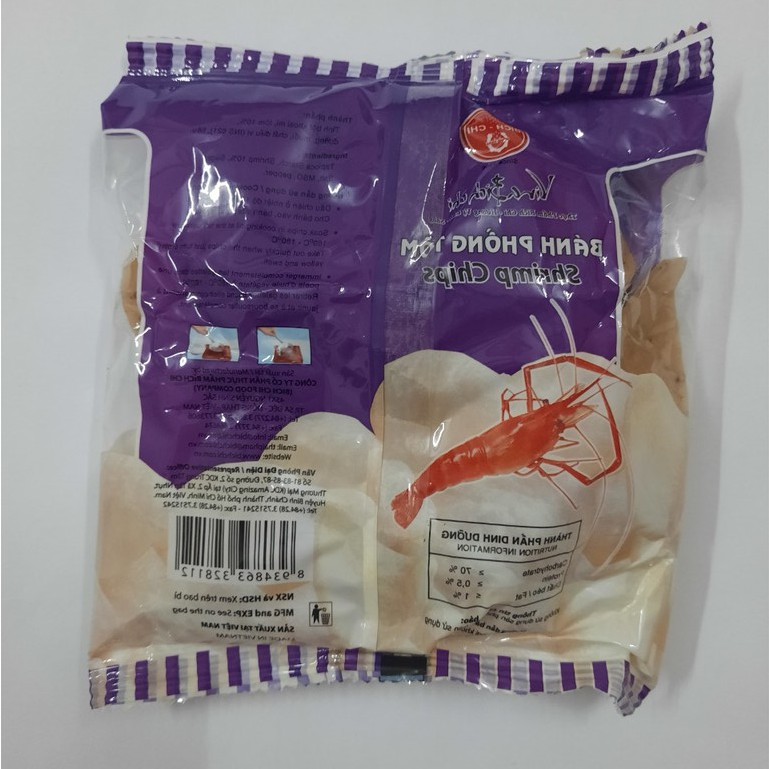 Bánh Phồng Tôm Bích Chi 100g Các vị