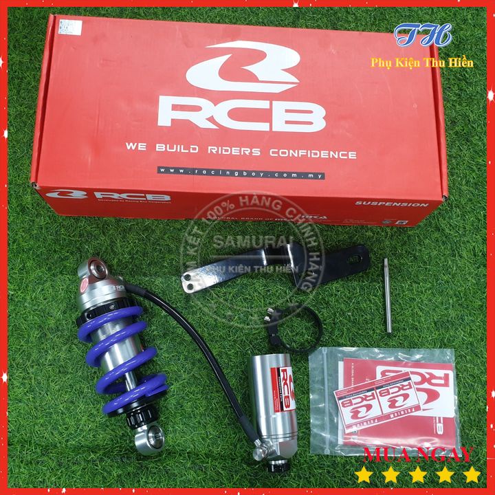 Phuộc Racing Boy DB-2 Line Y15ZR 208mm Có Bình Dầu Rời Cho Xe Exciter 150