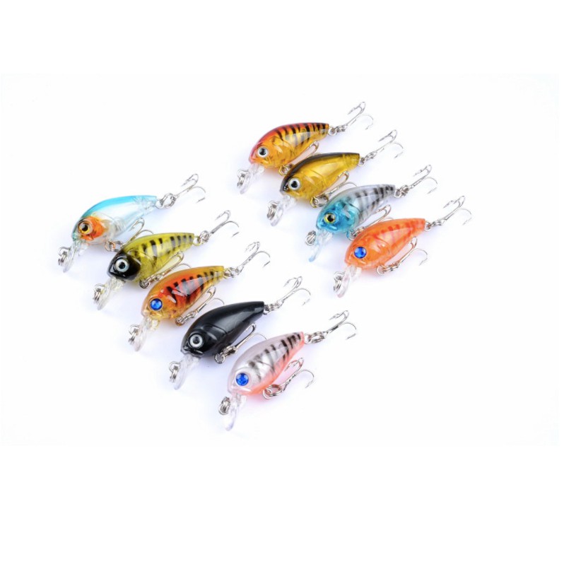 Cá giả Crankbait Fatboy Clear LD-C0031 (45mm-4g)