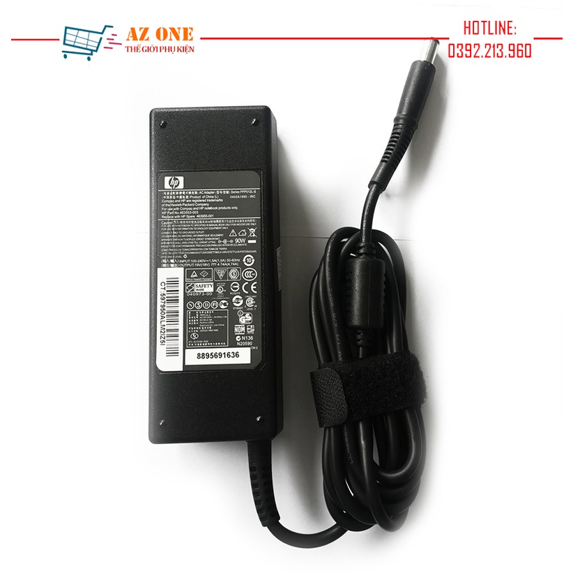 Sạc Laptop HP 90W 19V – 4.7A Đầu Tròn To