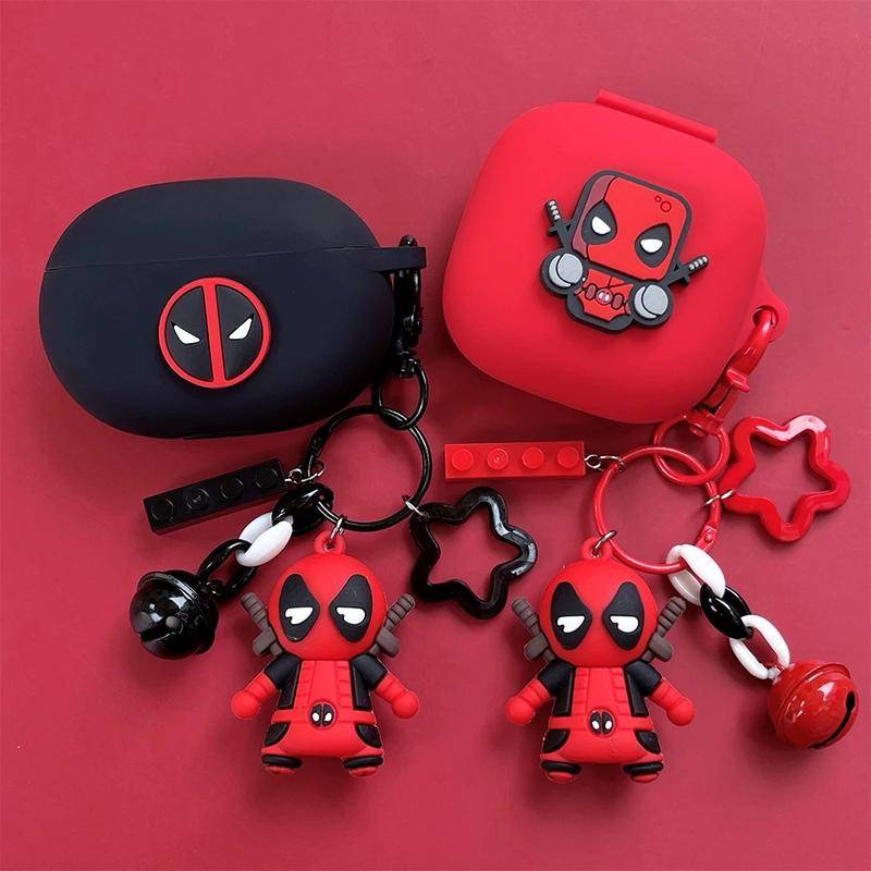 Vỏ Bọc Hộp Sạc Tai Nghe TWS In Hoạt Hình Có Móc Khóa Tiện Dụng Cho Beats Fit Pro
