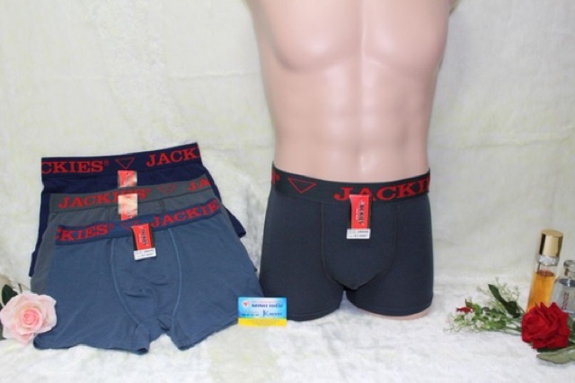 Combo 4 quần boxer nam JACKIES 905 BƠI TAM GIÁC