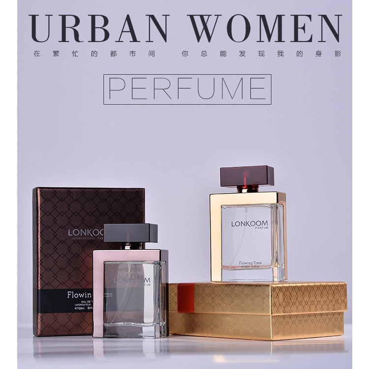 LONKOO-Nước hoa nam cổ điển-Nước hoa tươi lâu và lâu trôi-Mùi hương nam-Nước hoa nam tối ưu