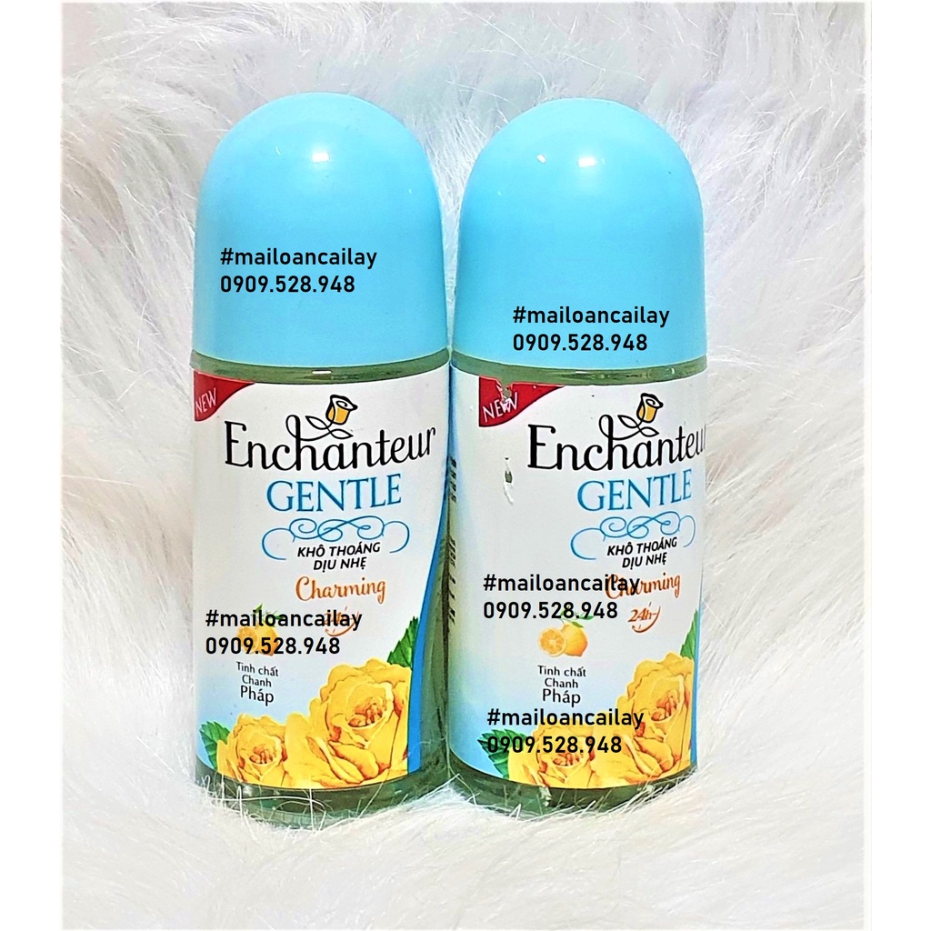 Enchanteur lăn khửi mùi nắp xanh bông vàng 50ml