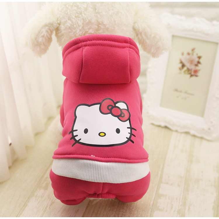 Quần áo thú cưng - Bộ nỉ 4 chân