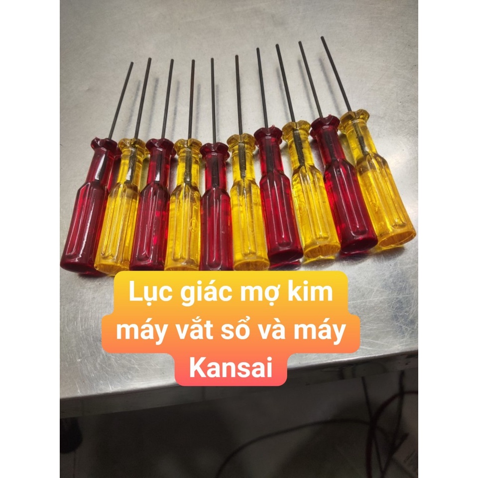 Lục giác mở kim máy vắt sổ và máy Kansai