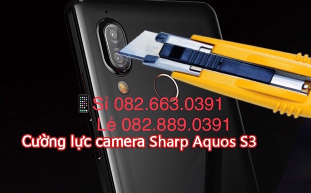 Dán kính cường lực SHARP Aquos S3 (Full) (hàng có sẵn)