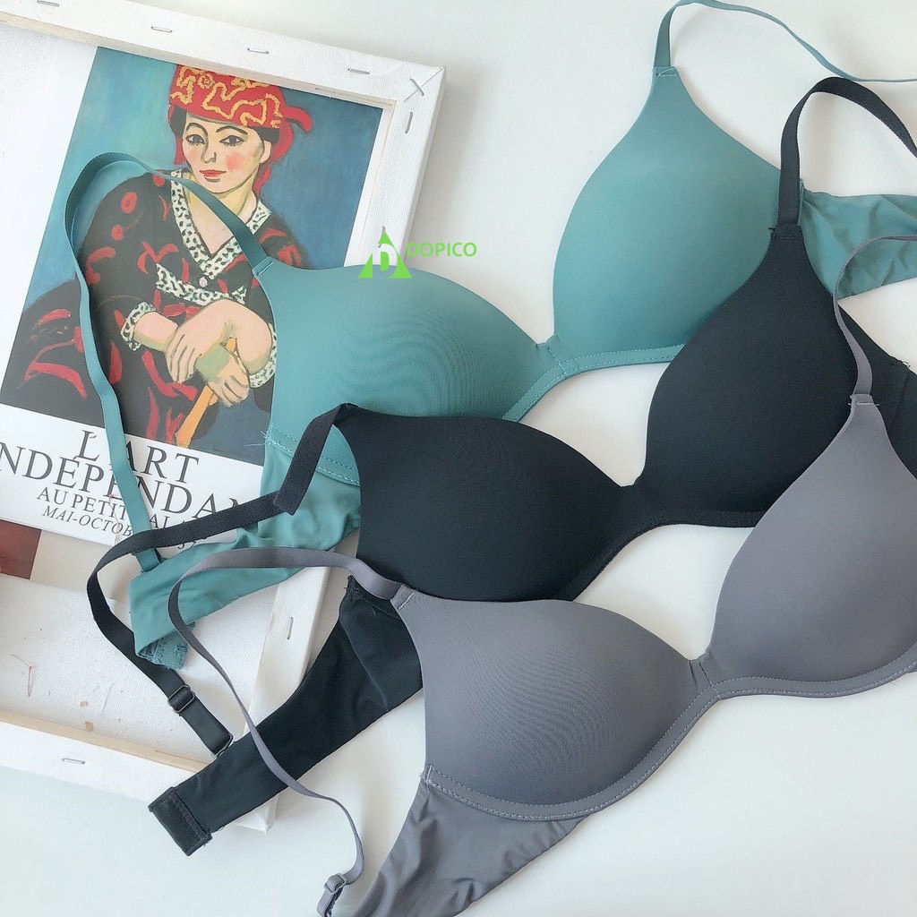 Áo ngực không gọng nữ su đệm mỏng tàng hình mặc thoải mái ôm ngực A239