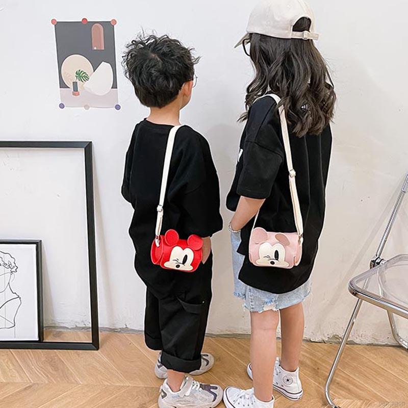 Túi đeo chéo hình chuột Mickey hoạt hình cho bé