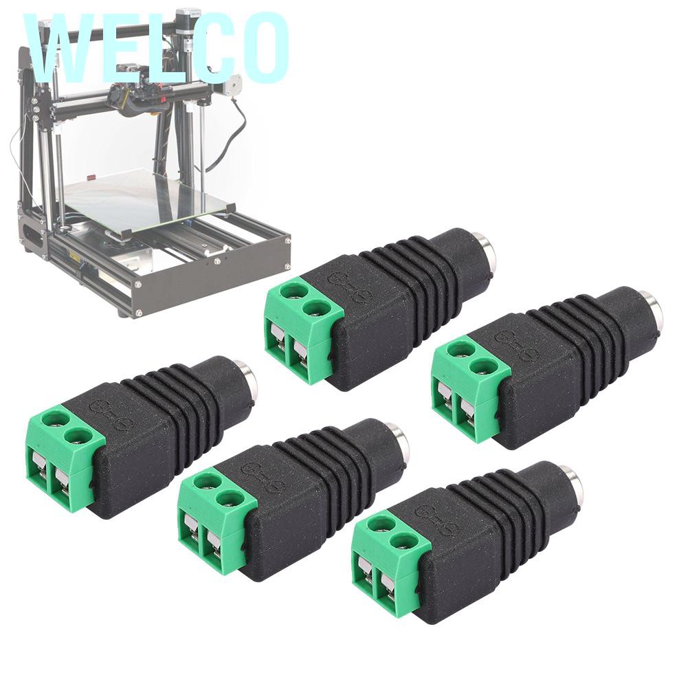 DC POWER 5 Đầu Nối Dây Điện An Toàn Màu Xanh Đen