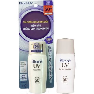 Kem chống nắng BIORE-sữa chống nắng trang điểm kiềm dầu, chống lem trang điểm