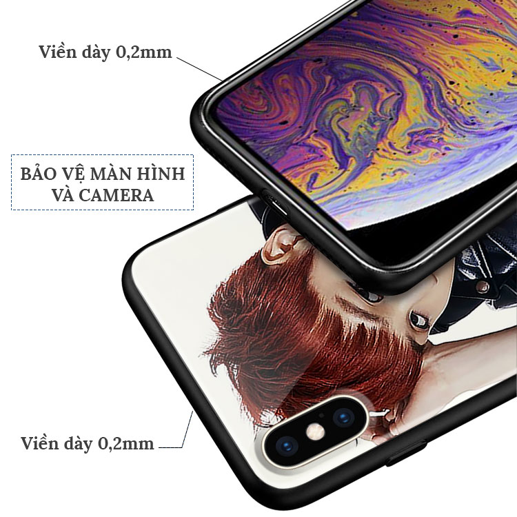 Ốp Đẹp Iphone 12 In Hình BTS- Suga NIXON Cho Iphone 11 11Pro Max 12 Mini 6S 6 7 8 Plus 12 Pro Max X Xr Xs Max