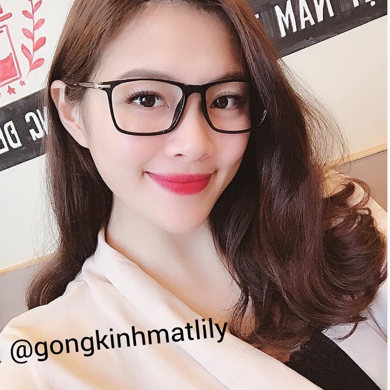 [Mã SKAMCLU8 giảm 10% cho đơn từ 100K] Gọng kính Nam nữ LILYEYEWEAR mắt vuông nhựa dẻo màu sắc thời trang 501