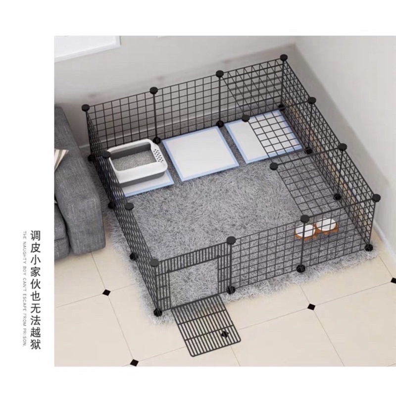 Tấm lưới ghép chuồng cho Chó Mèo sơn tỉnh điện