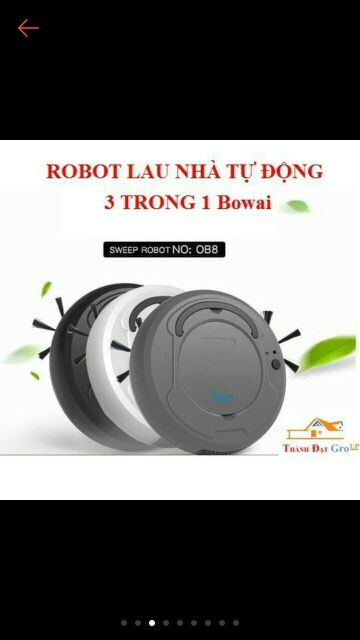 Thanh lý - Tặng kèm máy đánh trứng mini cầm tay - ROBOT HÚT BỤI THÔNG MINH BOWAI THẾ HỆ MỚI