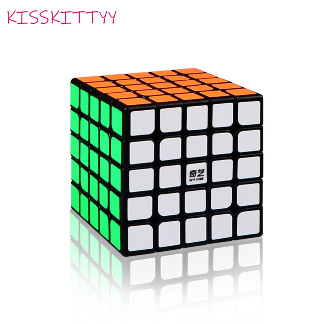 kisskittyy  Qizhengs 5th-order Magic Cube Puzzle Educational Toys Scratch-proof Cube infinity cube magic rubik blocks Good rubik blocks