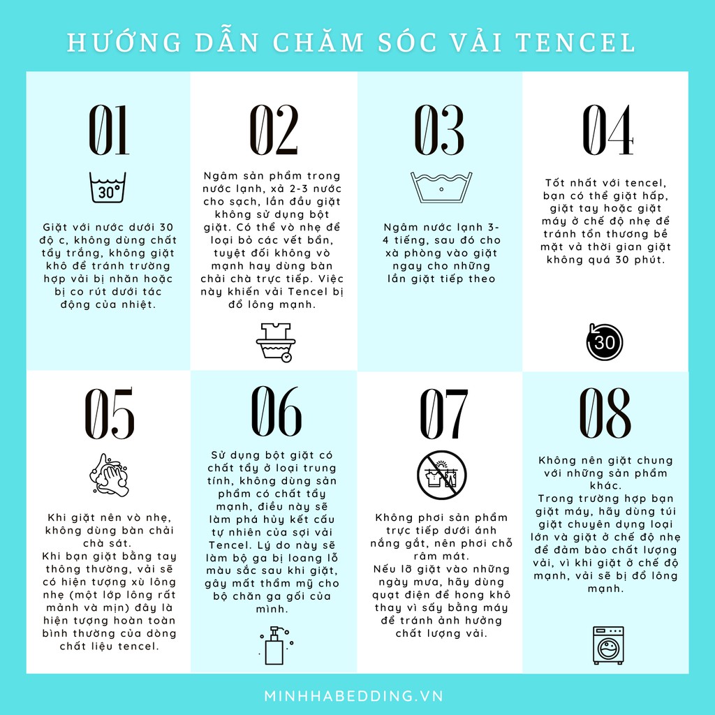 Bộ ga giường bọc 100% Tencel cao cấp - Dòng hàng khách sạn 4-5 sao - Set 2