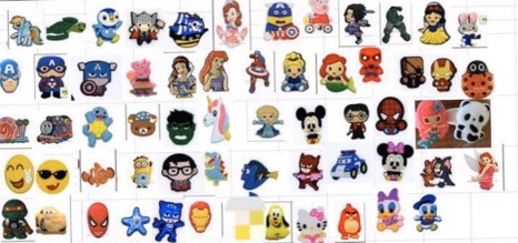 COMBO 10 STICKER 2D DÁN DÉP SỤC