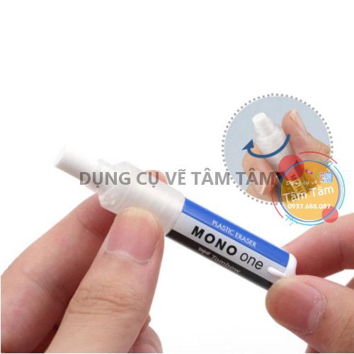 [ TÂM TÂM ]-Bút gôm vặn Tombow Mono One 6.7mm-
