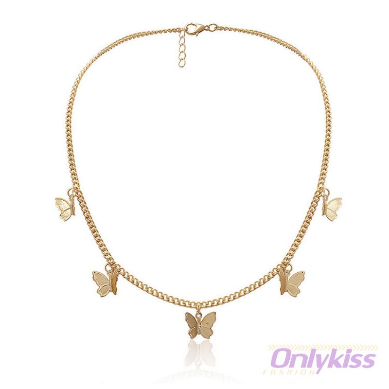 BUTTERFLY vòng cổ Nữ Mặt Hình Bướm Thời Trang Hàn Quốc | BigBuy360 - bigbuy360.vn