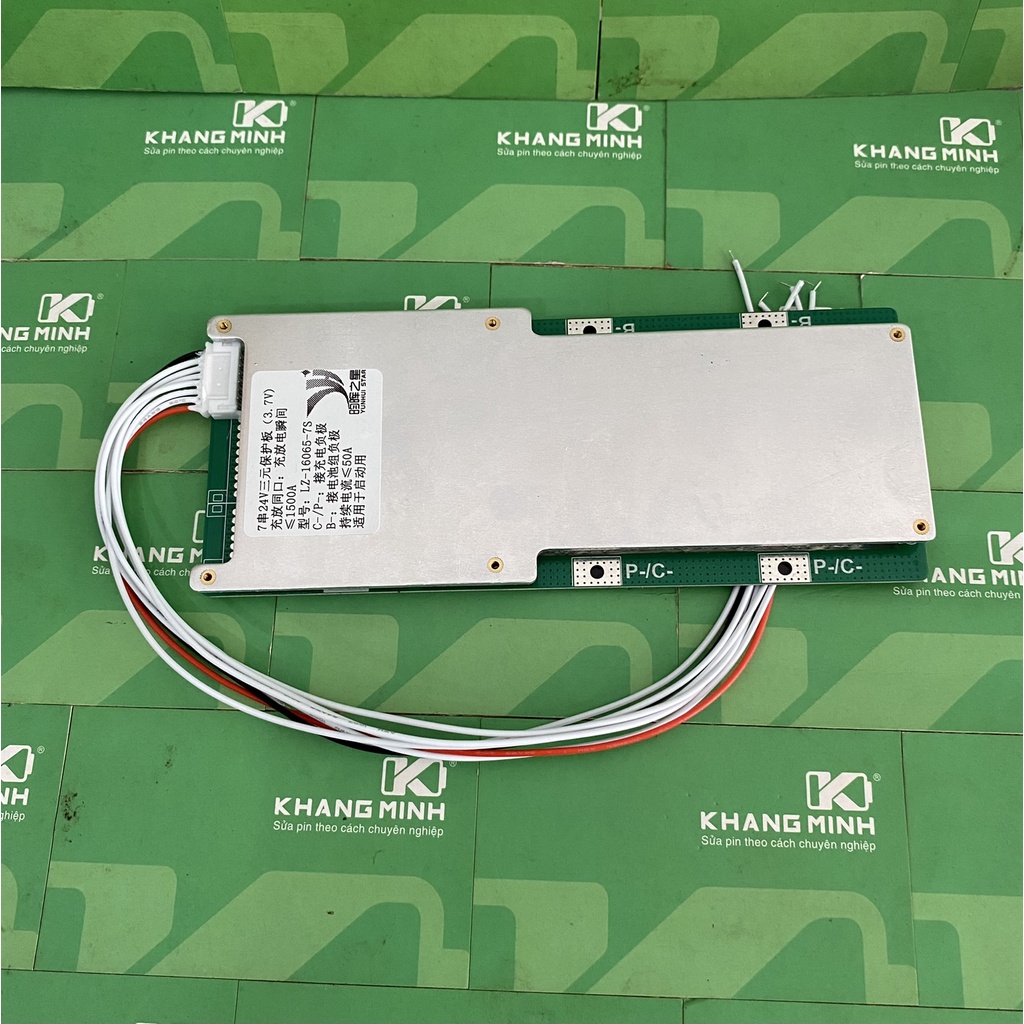 Mạch pin 7S 24V 1500A Li-ion 3.7V, chế bình và UPS công suất lớn
