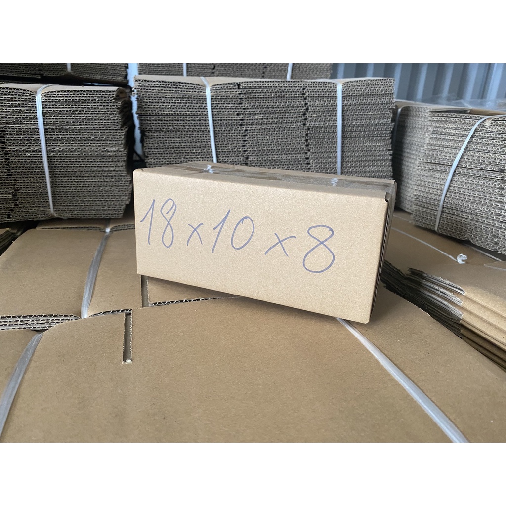 Hộp Carton đóng hàng size 18x10x8