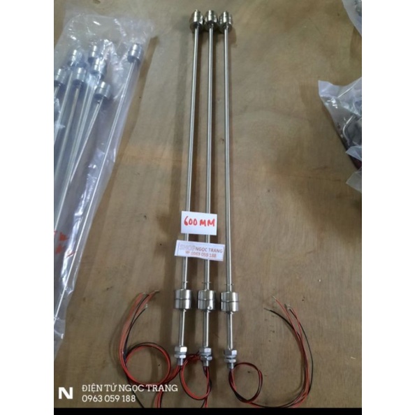 Công Tắc Phao Inox 304 -220V - Loại 600MM