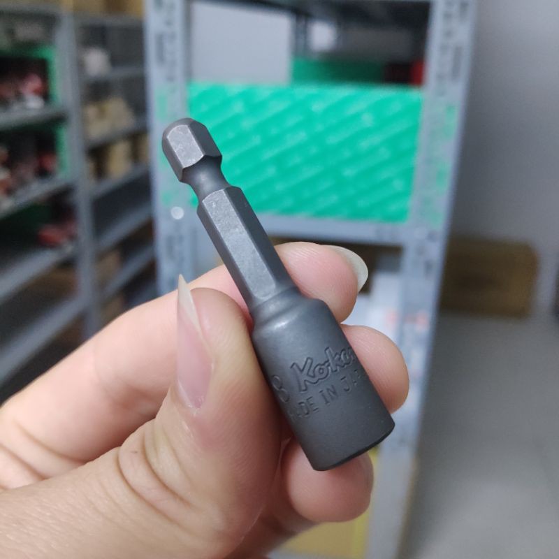 Mũi vít bắn tôn Koken Nhật 8mm có từ tính dài 50mm - Model 115.50-8