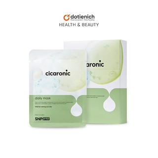 Mặt Nạ dưỡng da SNP cấp ẩm cho da nhạy cảm Prep Cicaronic Daily Mask 1 miếng