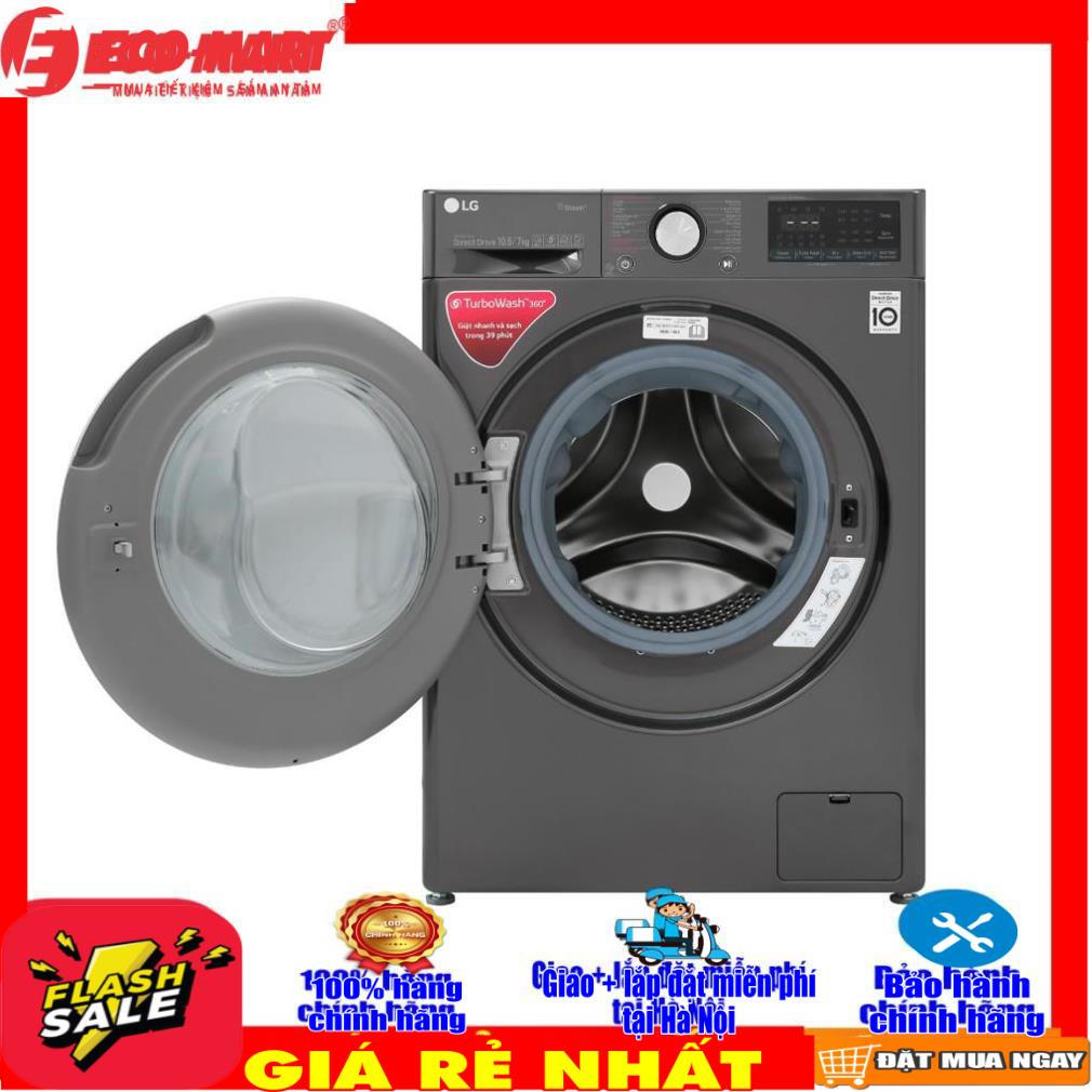 FV1450H2B Máy giặt LG lồng ngang FV1450H2B 10.5 kg giặt , 7 kg sấy