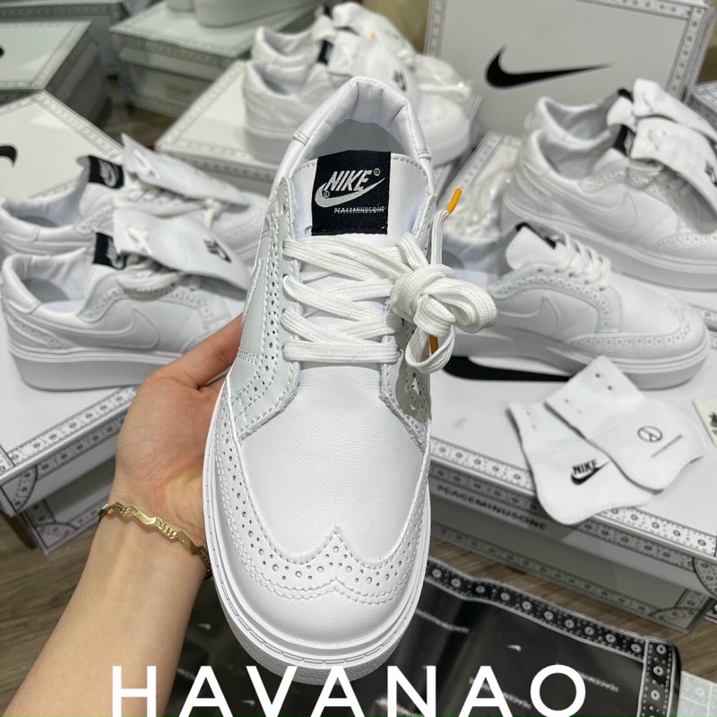 Giày thể thao sneaker G-DRAGON NIKE KWONDO11 WHITE Ful trắng
