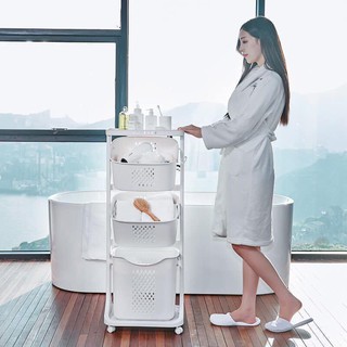 Kệ Plastic đựng đồ 3 tầng di động đa năng