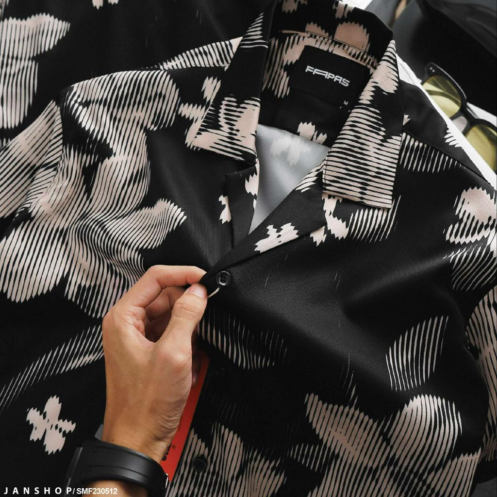 Áo sơ mi họa tiết sáng tạo, tươi vui, rộn ràng, làm đồng phục nhóm, gia đình, thoáng mát, độc đáo, không đụng hàng