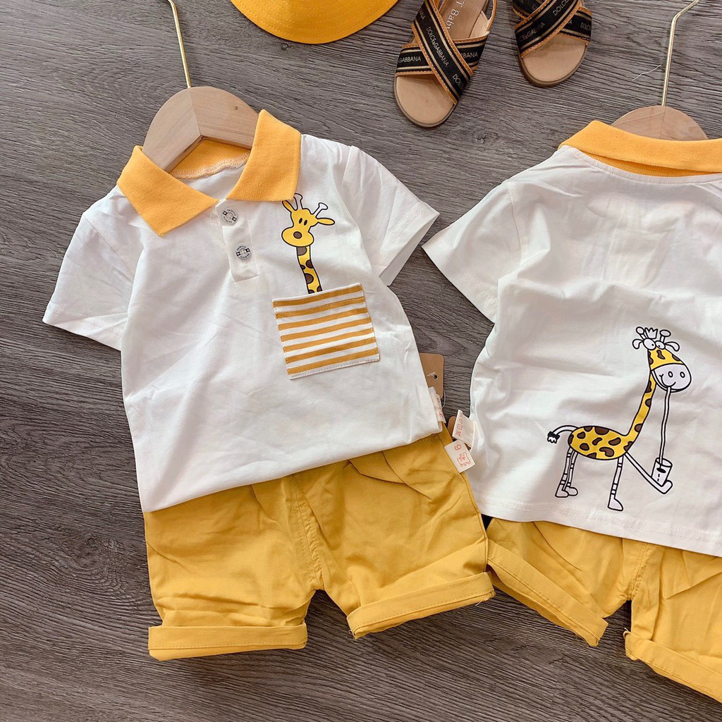 [ Order Hàng Quảng Châu Cao Cấp] Set sơ mi bé trai mới về nhìn đã thấy sắc hè rực rỡ rồi ạ🥰