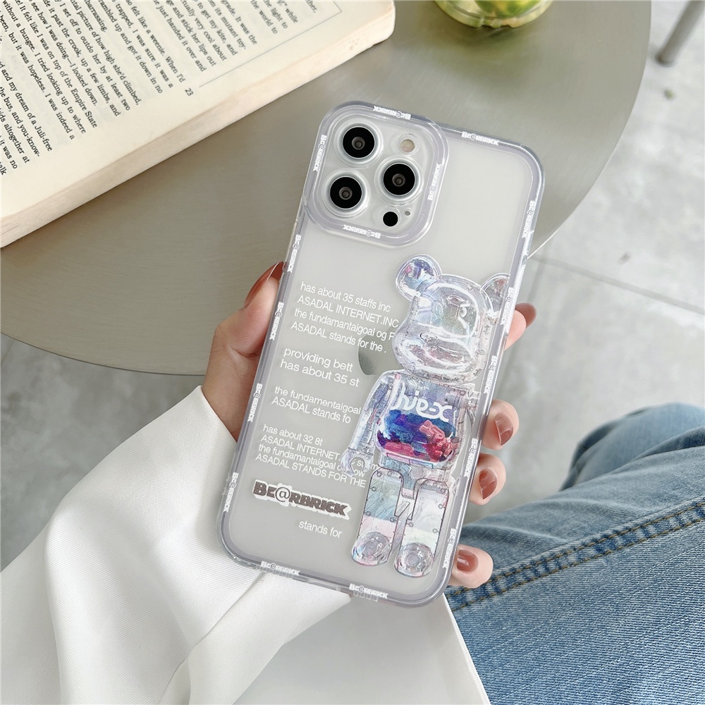 Ốp Điện Thoại Mềm Trong Suốt Hình Gấu Mèo Cho Samsung S22 Ultra S22 Plus S22 S21 FE S21 S30 Plus Ultra S20 FE Note20 Ultra