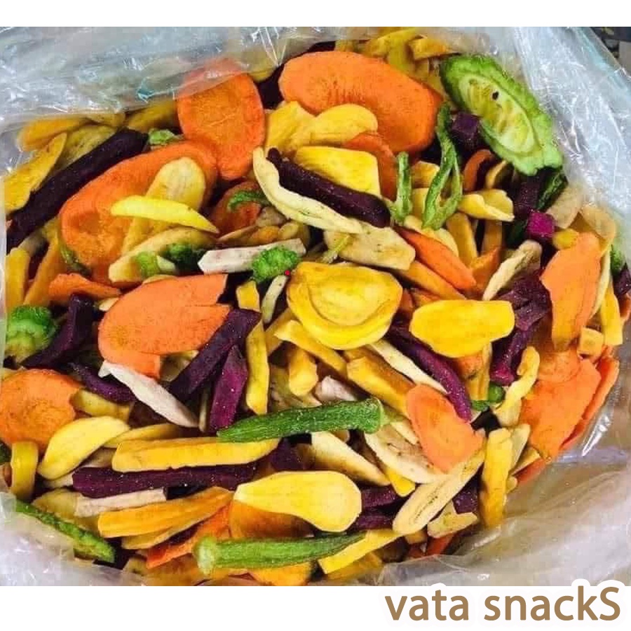 Trái cây sấy thập cẩm đà lạt 270gr vata snacks 35000