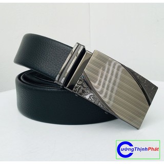 Dây Nịt Nam Da Bò Mặt Khóa Tự Động Cao Cấp
