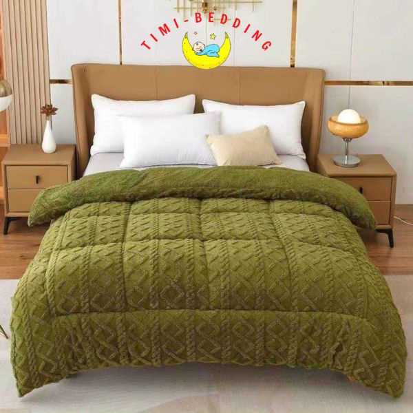 Chăn tafurong lông cừu tuyết nặng 4kg nhập khẩu, chính hãng kích thước 200 x 230 cm - Timibedding